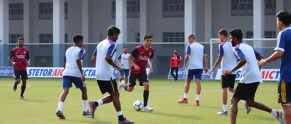 Goan Midfield Maestros Community Meetup Goan Midfield Maestros community meetup in Kolkata with players wearing football jerseys and competing in a tournament